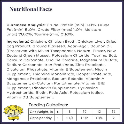Dr. Elsey's cleanprotein Chicken Recipe Wet Cat Food, 2.75 oz Can (Case of 24)